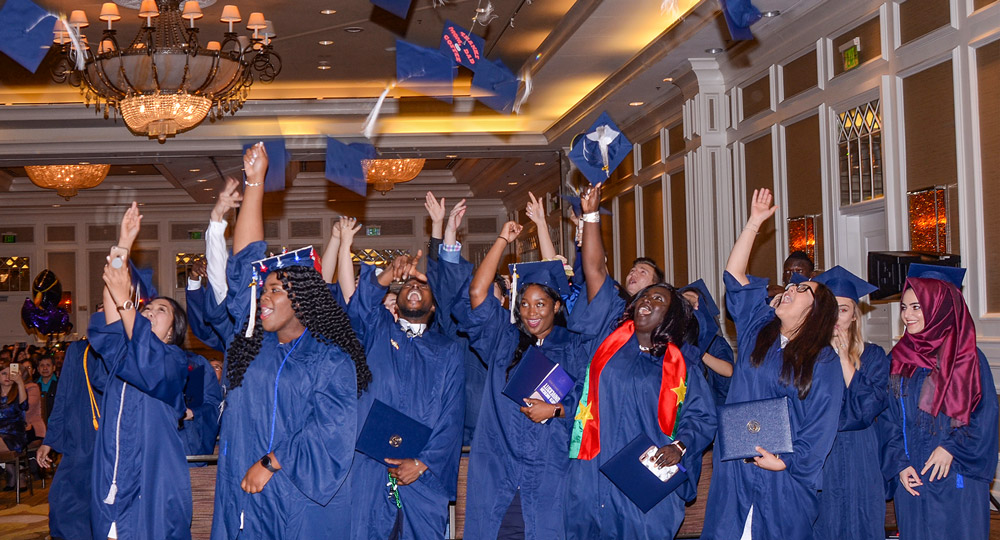 Hat Toss Commencement