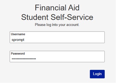 Financial Aid Portal Login